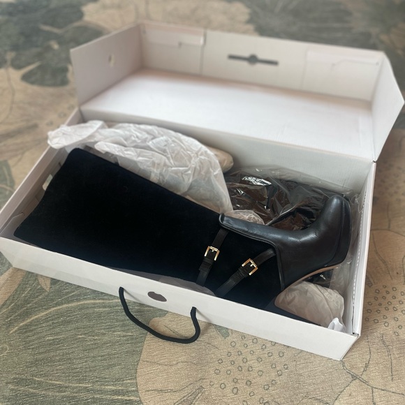 Nine West Black stiletto boots. - Picture 4 of 5